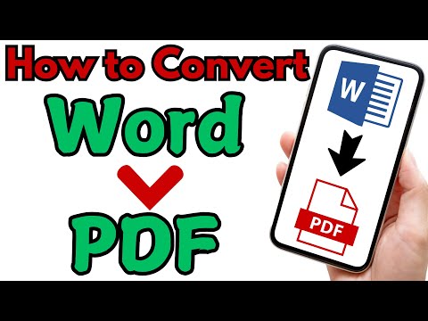 How to Convert Word to PDF in Mobile Phone 2025