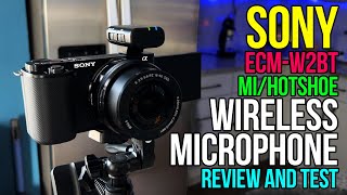 SONY ECM W2BT Wireless Microphone for ZV-E10