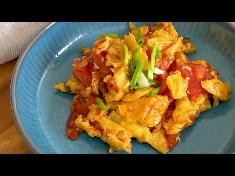 Tomato Egg Chinese Style Stir Fry (only 15 minutes) | 番茄炒蛋简单做法