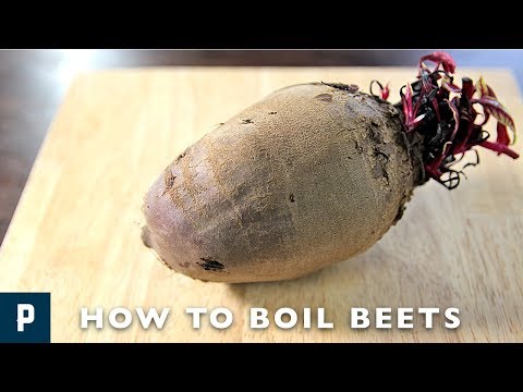 ビーツの茹で方 下処理 How to boil the beet