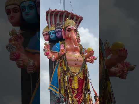 Big Ganesh Visarjan In Hyderabad #youtubeshorts #ytshorts #ganeshnimarjanam