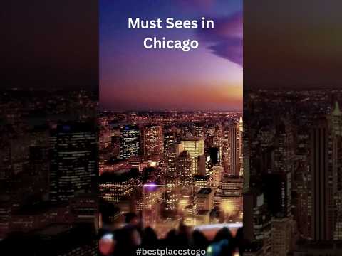 Must Sees in Chicago #shorts #travel #sightseeing #chicago