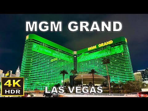 [4K HDR] MGM Grand Las Vegas Walking Tour | March 2024