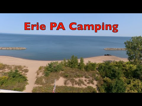 Erie PA  camping presque isle state park