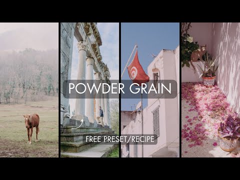 Powder Grain - A FREE Preset for those who Love Photography!