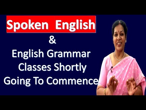 Spoken English Classes In English from 11th July, 2022 @ 6pm