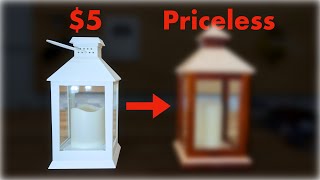 I Copied a Cheap Plastic Lantern out of Hardwood