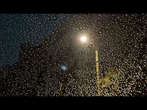 Rain on a Car Window Late at Night Cozy Relaxing Sound to Focus, Work & Study [ASMR]