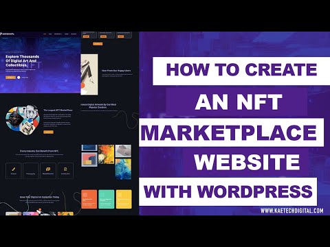 How to create NFT Marketplace Website Using WordPress & WP Smart contracts