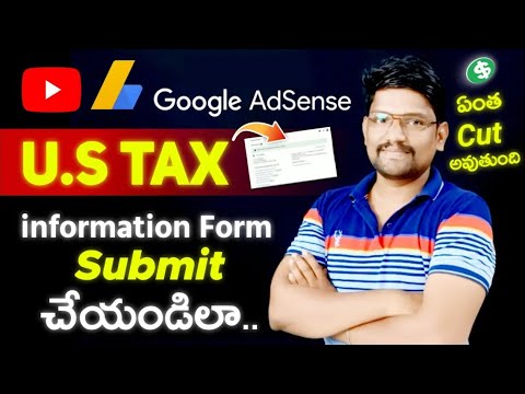 How to Fill US Tax information on youtube in Telugu | Unchanged Status Affidavit Adsense