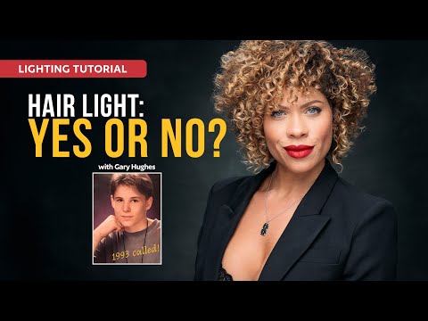 The Secret To Better Professional Headshots Is...Hair Light?!?! | Gary Hughes