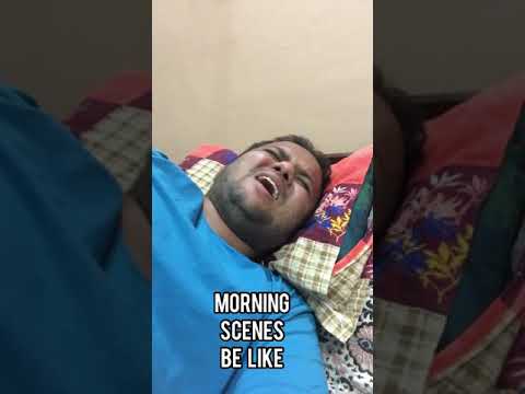 Morning scènes be like | Kannada Comedy | Shravan Narayan #Shorts