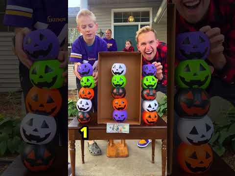 Jack-O-Lantern Tower Game! #game #halloween #pumpkin