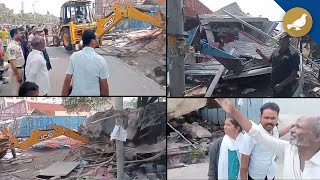 HYDRA carried out large scale demolition  in Khajaguda on last day of Year