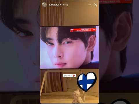 Eunwoo's Instagram story🥰 #chaeunwoo #leedongmin #차은우  #이동민