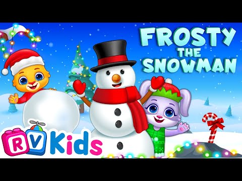 ⛄ Frosty the Snowman Wishing You Merry Christmas | Christmas Cartoons by RV AppStudios 🎄