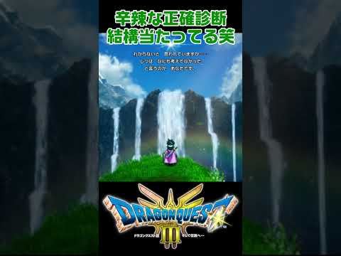 【ドラクエ3リメイク】辛辣な性格診断【DRAGON QUEST】 #shorts