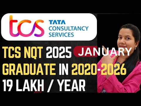 TCS NQT Bulk Hiring Off Campus 2020-2026 Batch Freshers | Any Graduates | ✅Apply Now