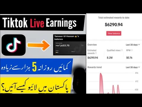 Tiktok sy live earning kasay karay in Pakistan tiktok main live ksay jaya in Pakistan