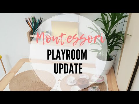 Montessori Playroom Update- Tour of our newly updated playspace