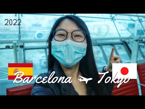 sub Jap/Eng [Spain Trip] Way back to JAPAN｜Emirates｜Dubai