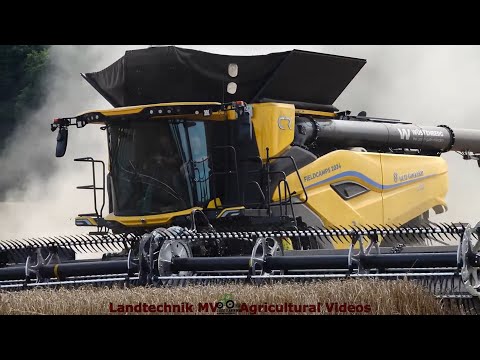 New Holland CR 11 Fieldcamp / Getreideernte - Grain Harvest 2024