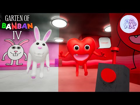 Garten of Banban 4 - HEART meet BUNNY EGG + Boss Fight (Gameplay #2)