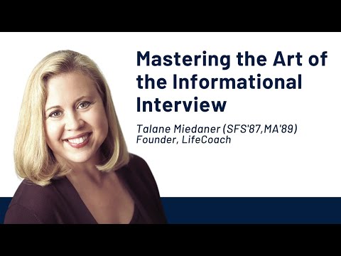 Mastering the Art of the Informational Interview