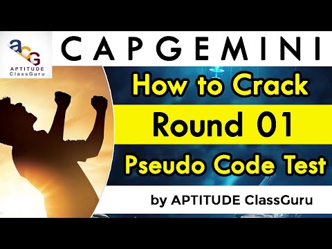 (01) How to Crack Capgemini Pseudo Code Test | Pseudo Code Questions Explanation Part 01 | in Telugu