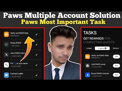 Paws Most Important Task | Paws Website Wallet Connect Solution | Multiple Wallet Solution