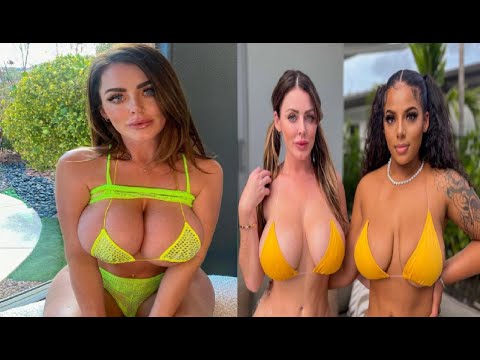 Lingerie Victoria Secret Sexy Bikini No Bra Swimsuit Try On Haul 2021 Mini Micro Bikini Swimwear