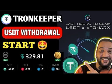 TronKeeper Airdrop Withdrawal || TronKeeper Mining Bot update || full details hindi urdu