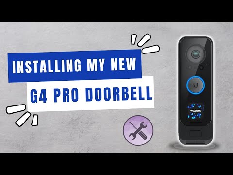 Installing my new G4 Pro Doorbell