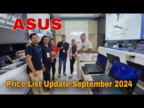 ASUS Price List Update September 2024