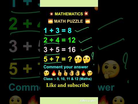 Math puzzle || mental ability question #shorts #ytshorts #youtubeshorts