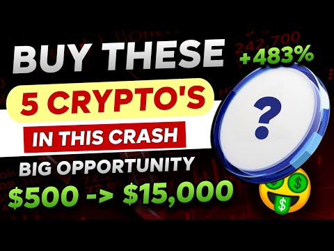 🛑Buy These 5 Crypto's in this CRASH | Best Time to Buy | Big Opportunity for BULL RUN | Bitcoin News