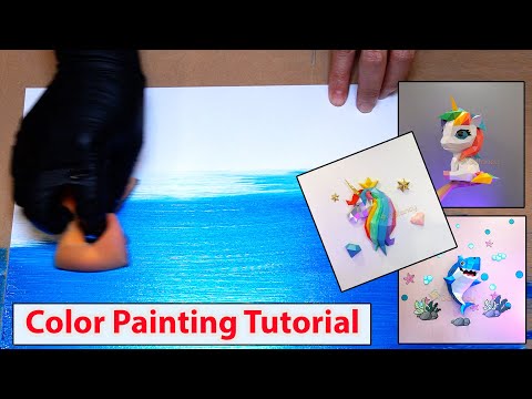 How to coloring paper for 3d papercraft - Coloring black paper for paper craft model