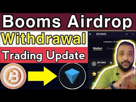 Booms Token Withdrawal Trading Update || Booms Listing date || Booms Airdrop