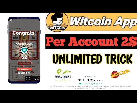 Witcoin Mining loot | Eran Free $50 to $100 Instant | Per account 2$ instant withdraw - Witcoin App