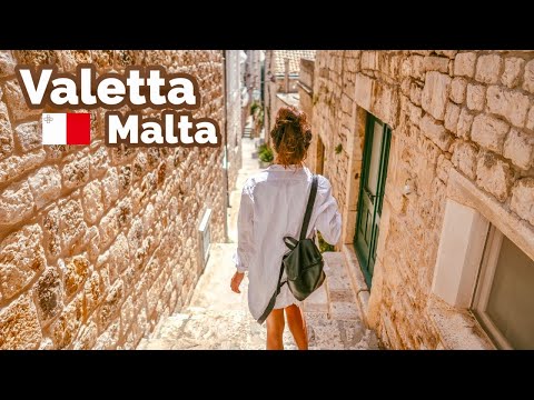 Valetta, Malta - 4K-HDR Walking Tour (▶158min)