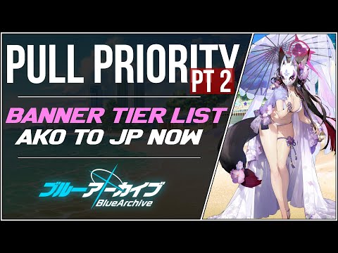 Meta Pull Priority Tier List Part 2! JP Bros Walked So We Could Hyper Carry | Blue Archive