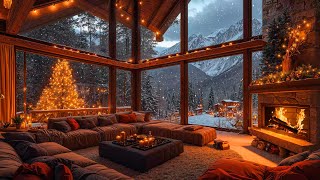 Cozy Christmas Jazz Music 2025 with Crackling Christmas Fireplace Sounds 🔥 Warm Christmas Ambience 🎄