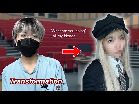 I tried SHAPESHIFTING to university for a day (friends confused)