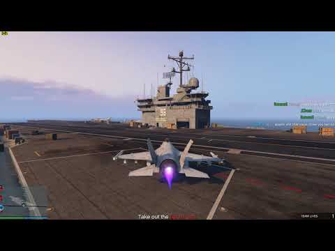 GTA Online - Humane Raid EMP Setup Mission - WOo Jets!