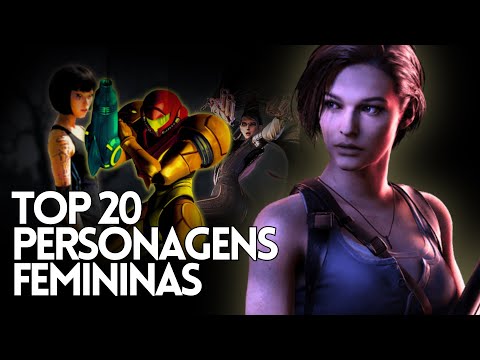 Top 20 Personagens Femininas dos Games