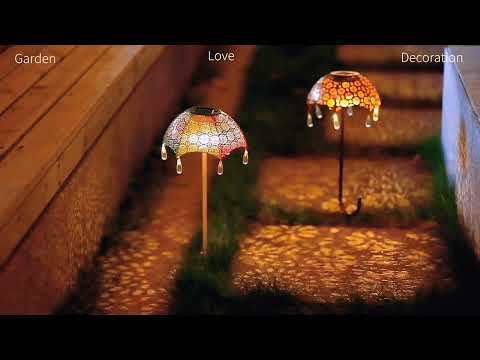 LED Umberlla Solar Light - Garden Decoration