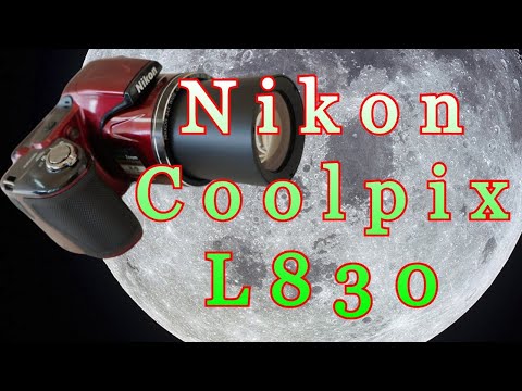 Nikon Coolpix L830 Видеосъемка Луна