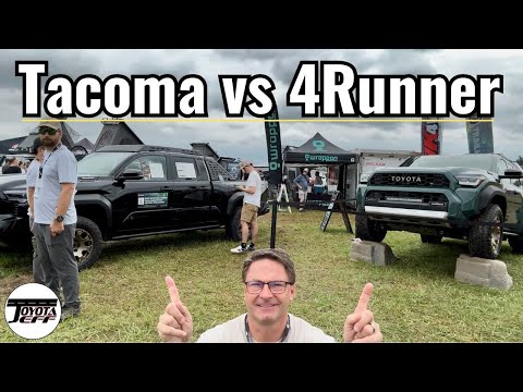 *1st TIME* 2025 4Runner Trailhunter vs Tacoma Trailhunter!