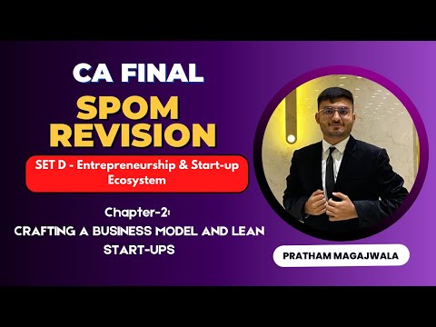 SPOM Set D - Ch 2 - CRAFTING A BUSINESS MODEL AND LEAN  START-UPS |CA FINAL Revision