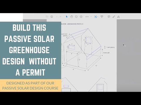 This Passive Solar Greenhouse Design Can Be Built Without A Permit For Your Sustainable Food Supply!